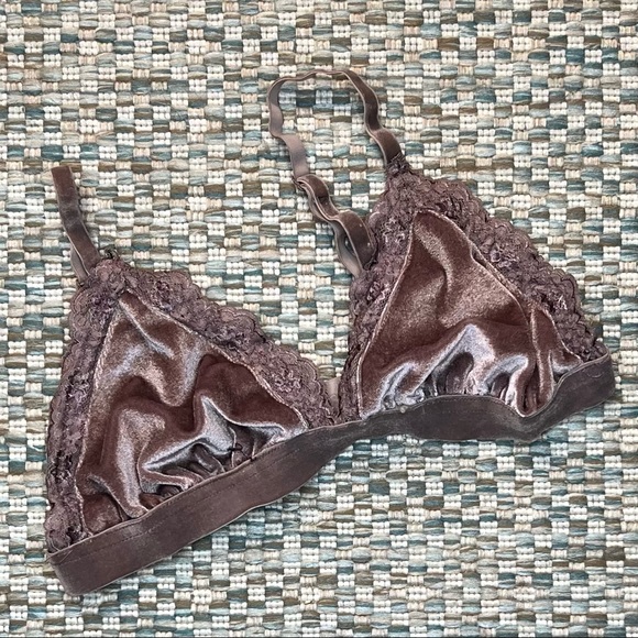 Urban Outfitters Other - Velvet & Lace Dusty Lavender Bralette